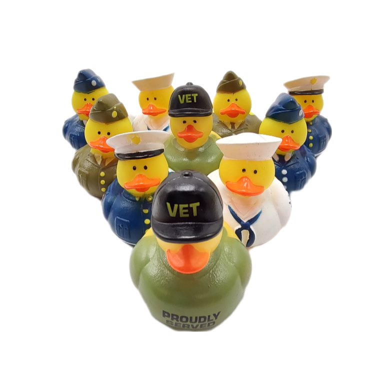 10 Mixed Military Ducks - 2