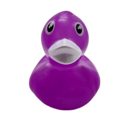 10 Neon Purple Ducks - 2" Rubber Ducks