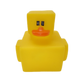 10 Square Yellow Ducks - 2" Rubber Ducks
