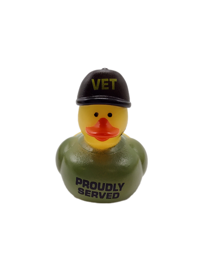 10 Mixed Military Ducks - 2" Rubber Ducks