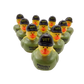 10 Military Veteran 'PROUDLY SERVED' Ducks - 2" Rubber Ducks