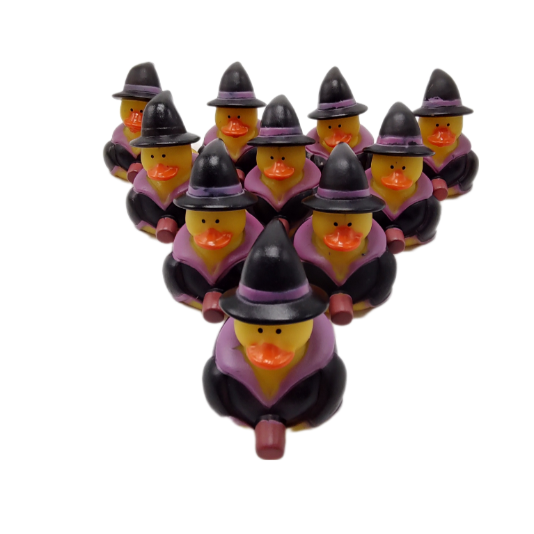 10 Witch Ducks - 2" Rubber Ducks