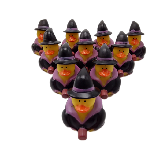 10 Witch Ducks - 2" Rubber Ducks