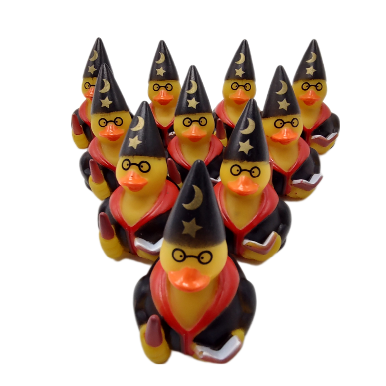 10 Wizard Ducks - 2" Rubber Ducks