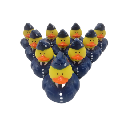 10 Military Air Force Ducks - 2" Rubber Ducks