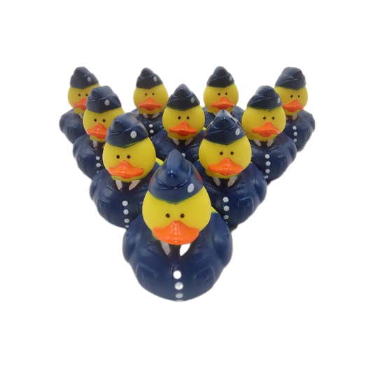 10 Military Air Force Ducks - 2" Rubber Ducks