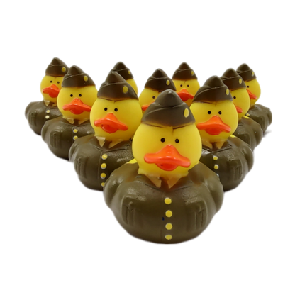 10 Military Army Soldier Ducks - 2" Rubber Ducks