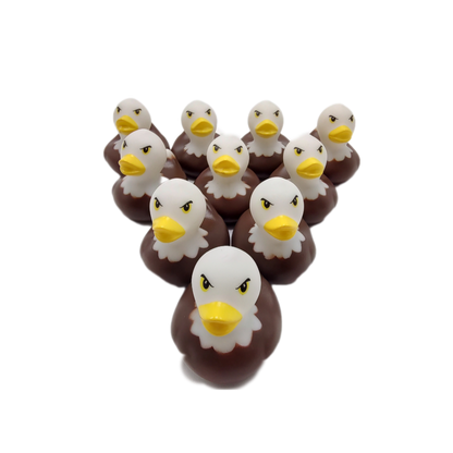 10 Patriotic Eagle Ducks - 2" Rubber Ducks