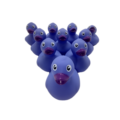 10 Purple / Lavender Ducks - 2" Rubber Ducks