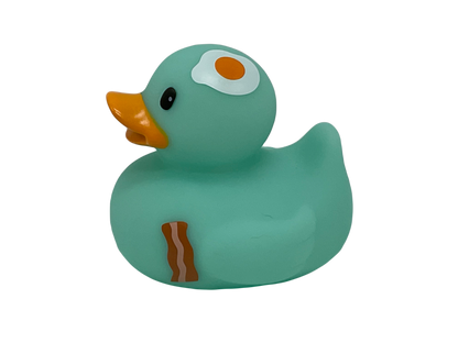 Bacon & Eggs 3" Rubber Duck