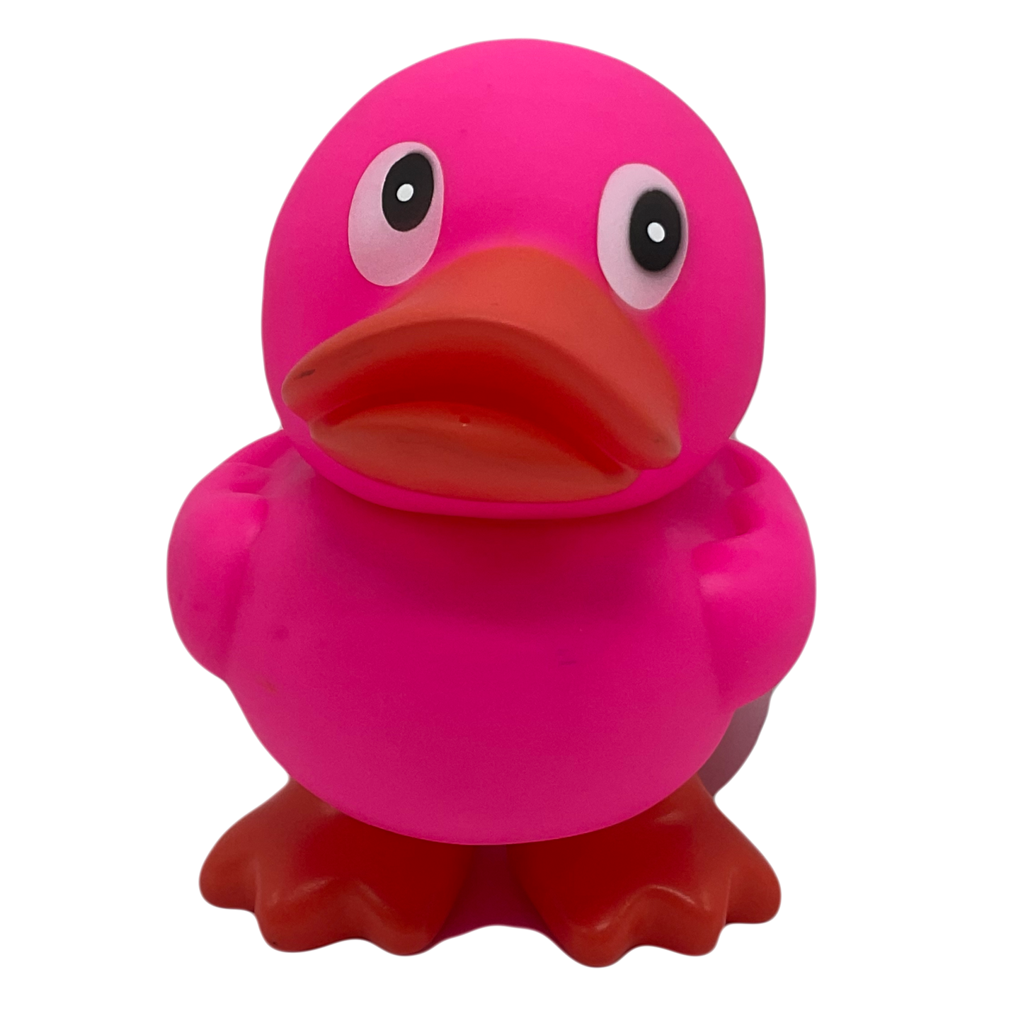 Standing Pink Squeaking 6" Rubber Duck