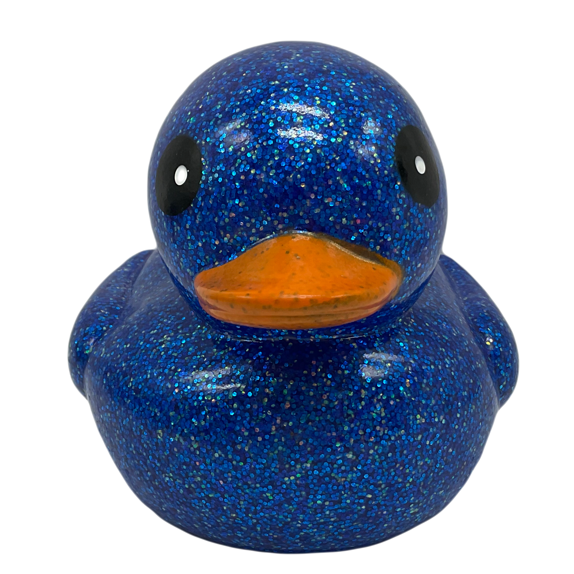 Blue Glitter 6" Rubber Duck