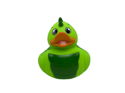 Green Dinosaur 6" Rubber Duck