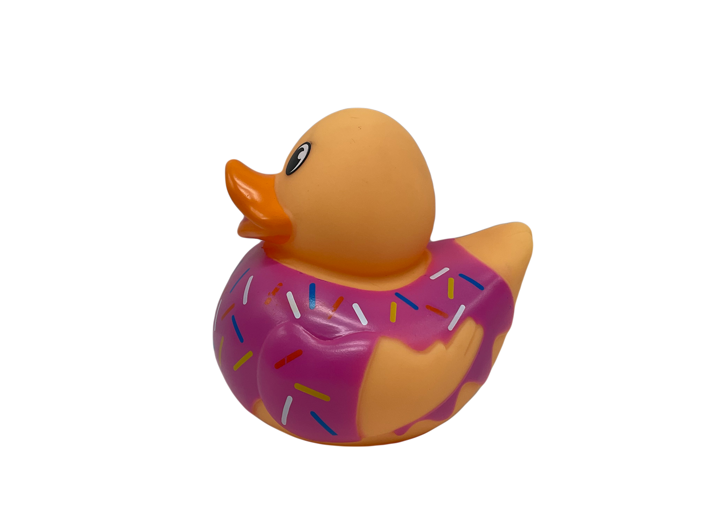 Pink Donut 6" Rubber Duck