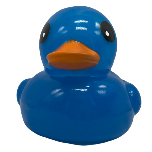 Neon Blue 6" Rubber Duck
