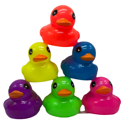 Neon Pink 6" Rubber Duck