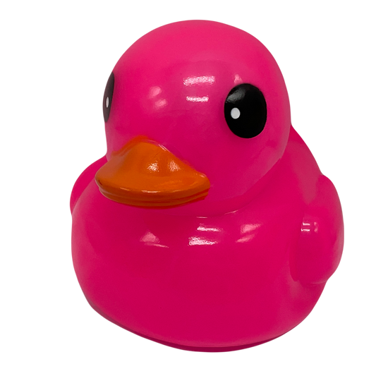 Neon Pink 6" Rubber Duck
