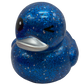 Blue Stars & Glitters 6" Rubber Duck