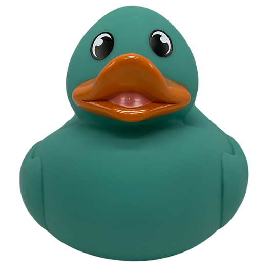 Teal Green 6" Rubber Duck