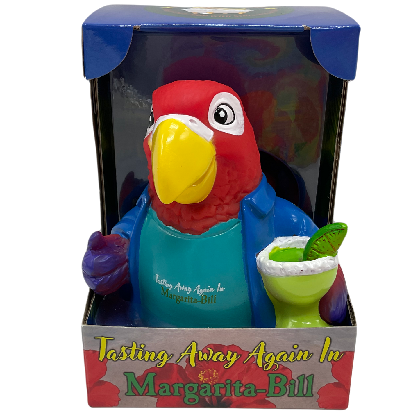 Margarita Bill Margaritaville Celebriduck Rubber Parrot