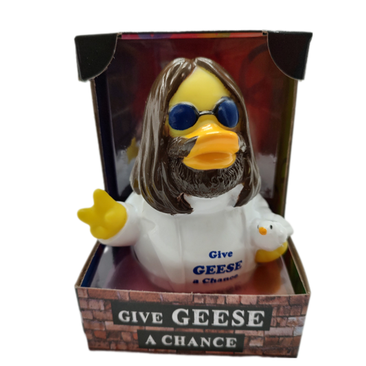 Give Geese a Chance Celebriduck Rubber Duck