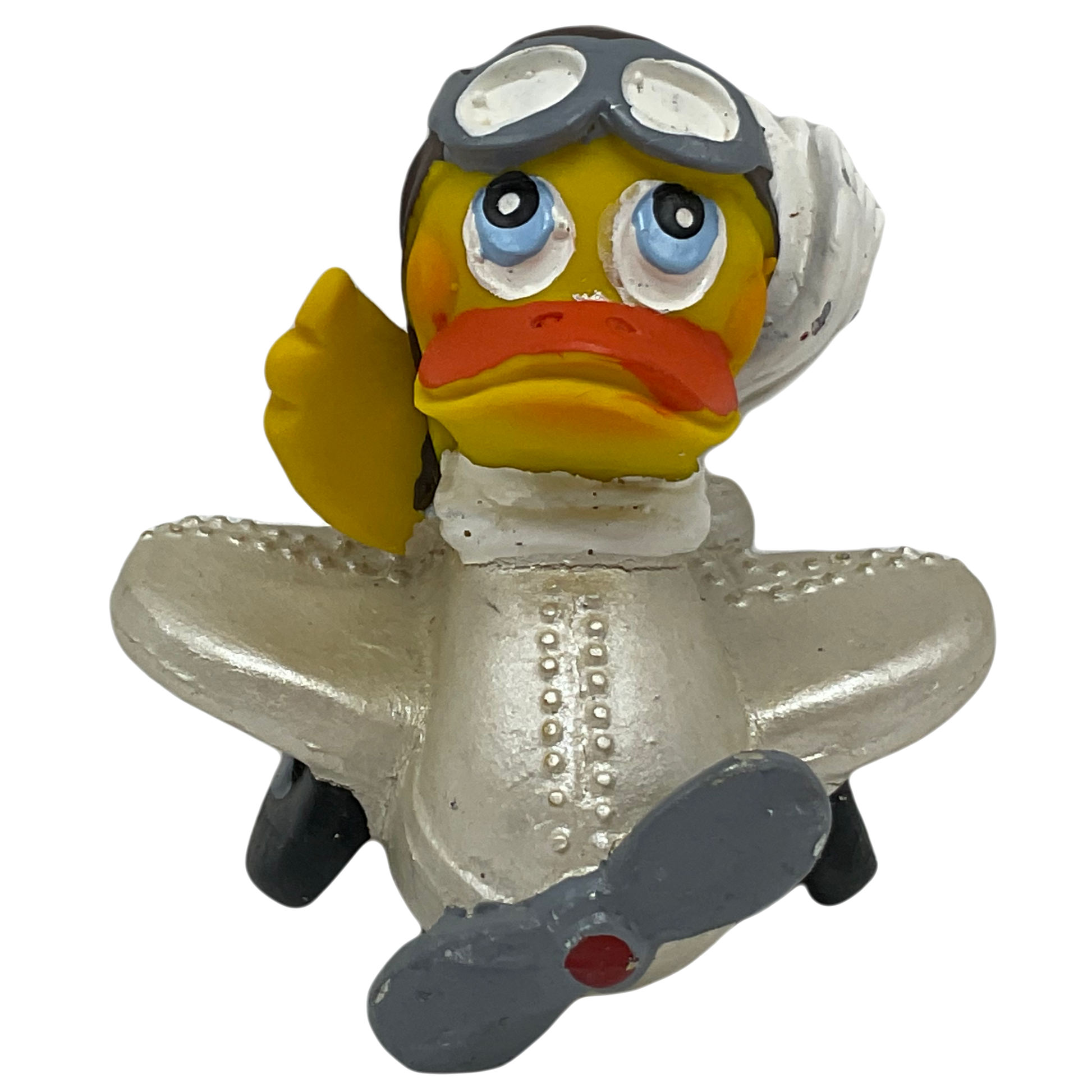 Pilot in Plane Duck 100 % Natural Rubber Duck