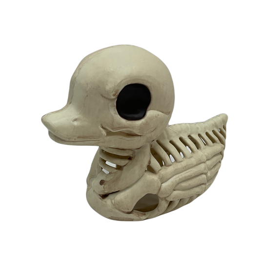 Sitting Duck Skeleton Halloween Decoration