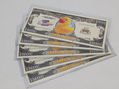 Million Ducks Novelty Dollar Bills