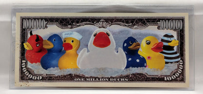 Million Ducks Novelty Dollar Bills